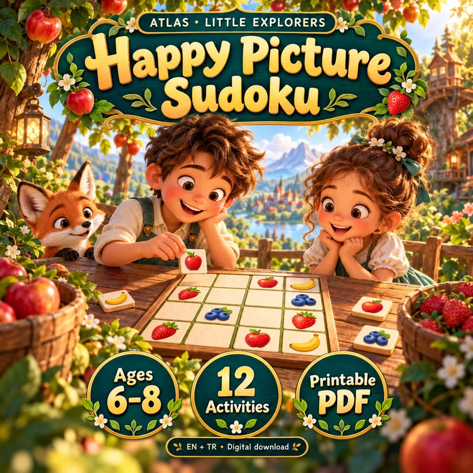Neşeli Resimli Sudoku